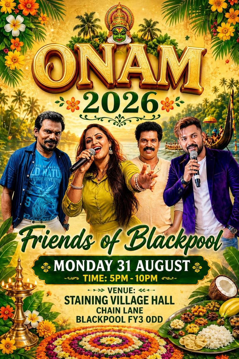 Onam 2026 Friends of Blackpool